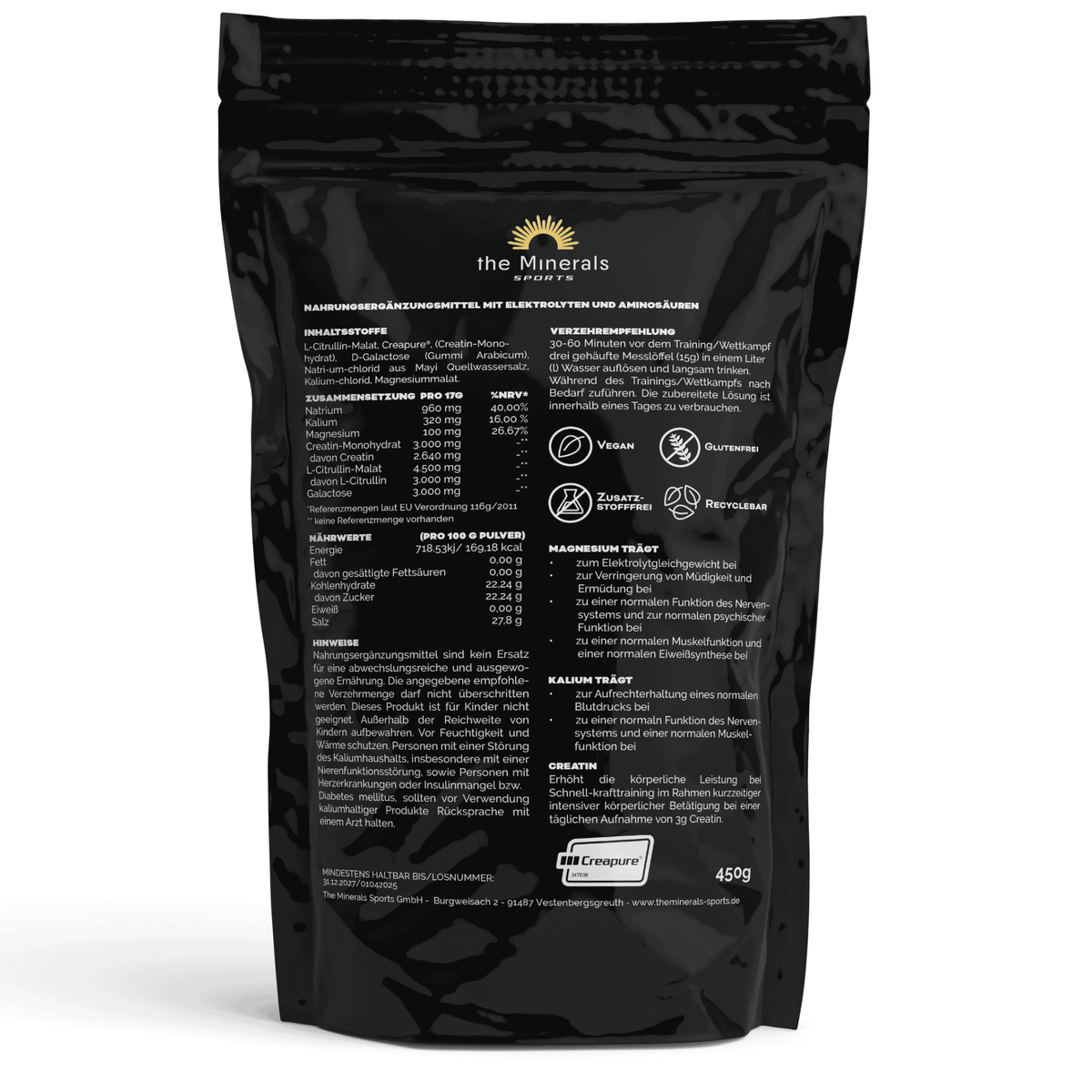 Donner Mischung – Trainingsbooster ohne Koffein
