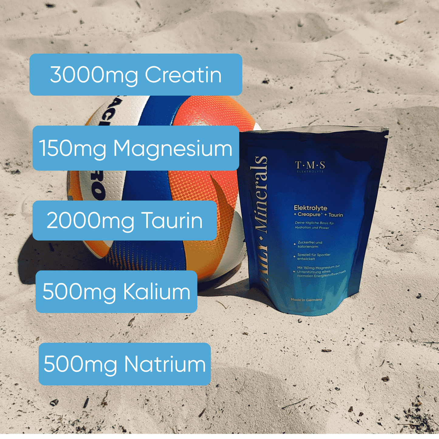 Daily Minerals - Magnesium, Kalium & Creatin für Sportler