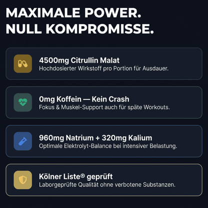 Donner Mischung – Trainingsbooster ohne Koffein